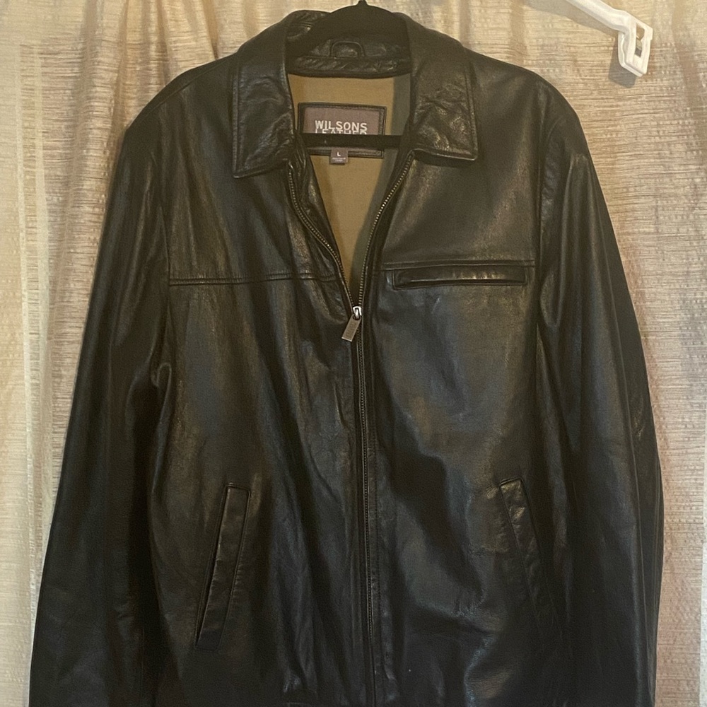 Mens Wilson’s leather jacket size large